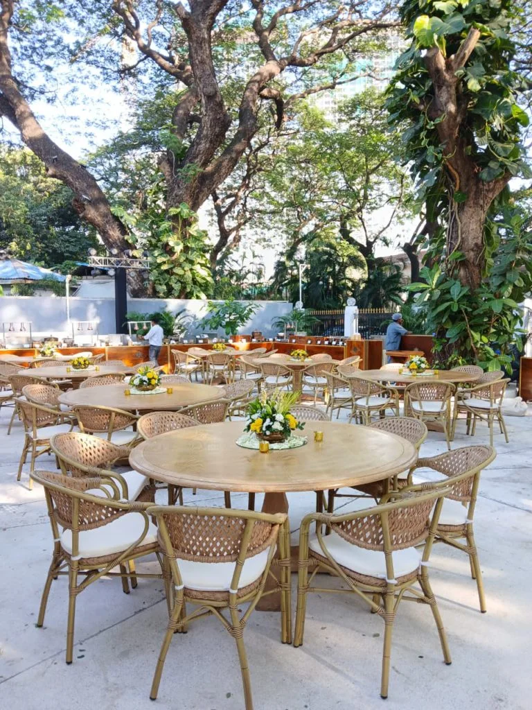 Classic Rattan Arm Chair Setup