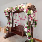 Wooden Carving Jhula Setup