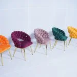 Bubble Sofa 1 Seater - Vintage Pink Setup