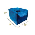 Indigo Blue sofa - Single Seater Setup