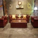 Leather Sofa Set ( 12 ) Setup