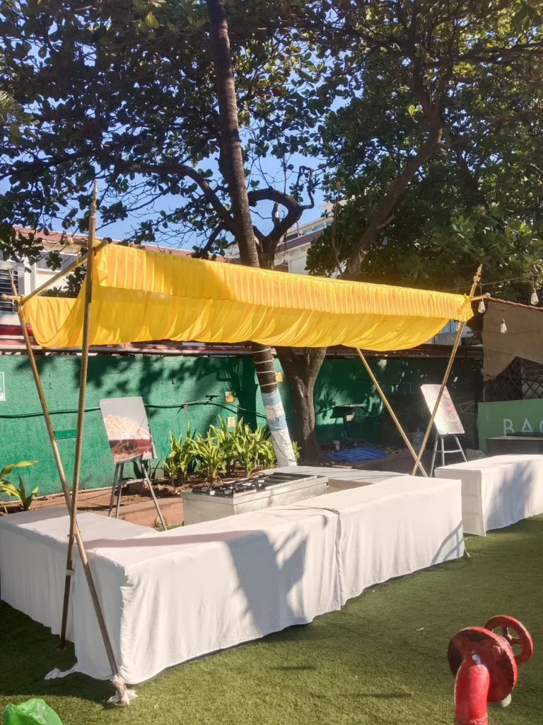 Criss Cross Canopies Setup