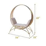 Round Couple Sofa Setup