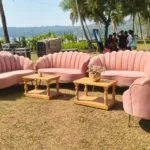 Peach Love Sofa - Single Seater Setup