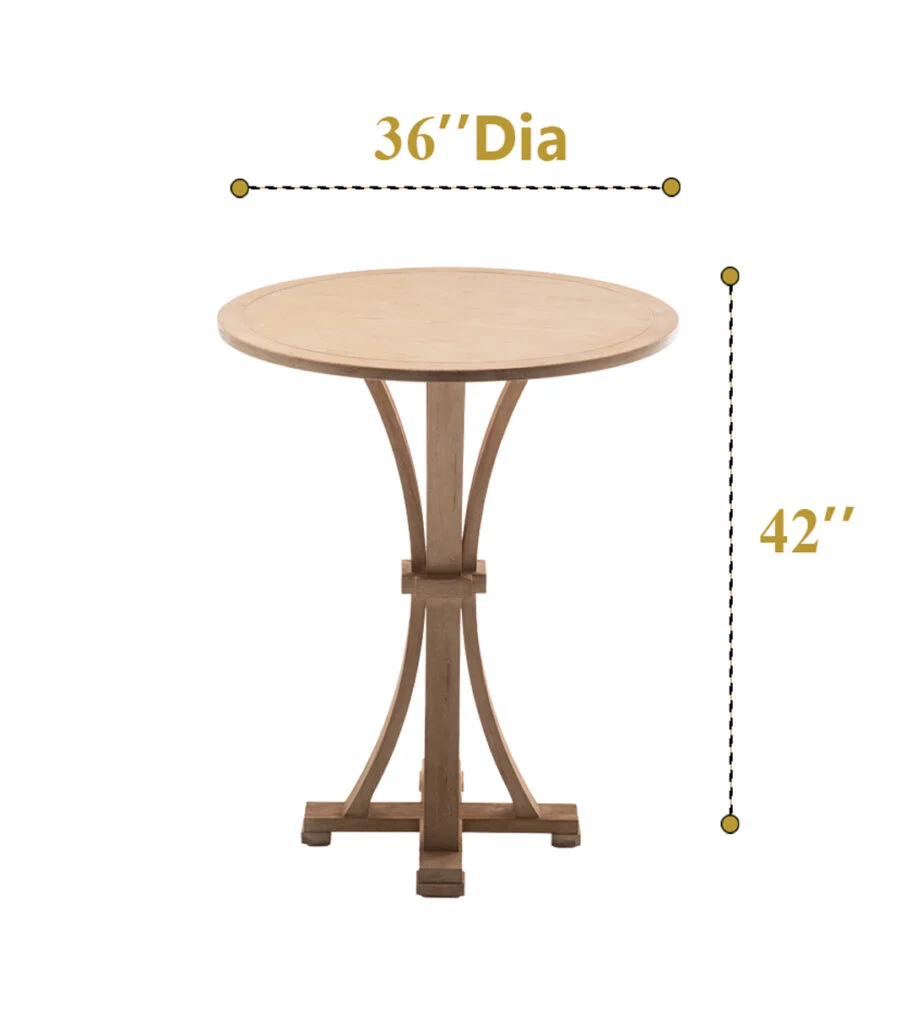 Wooden Curve cocktail table Setup