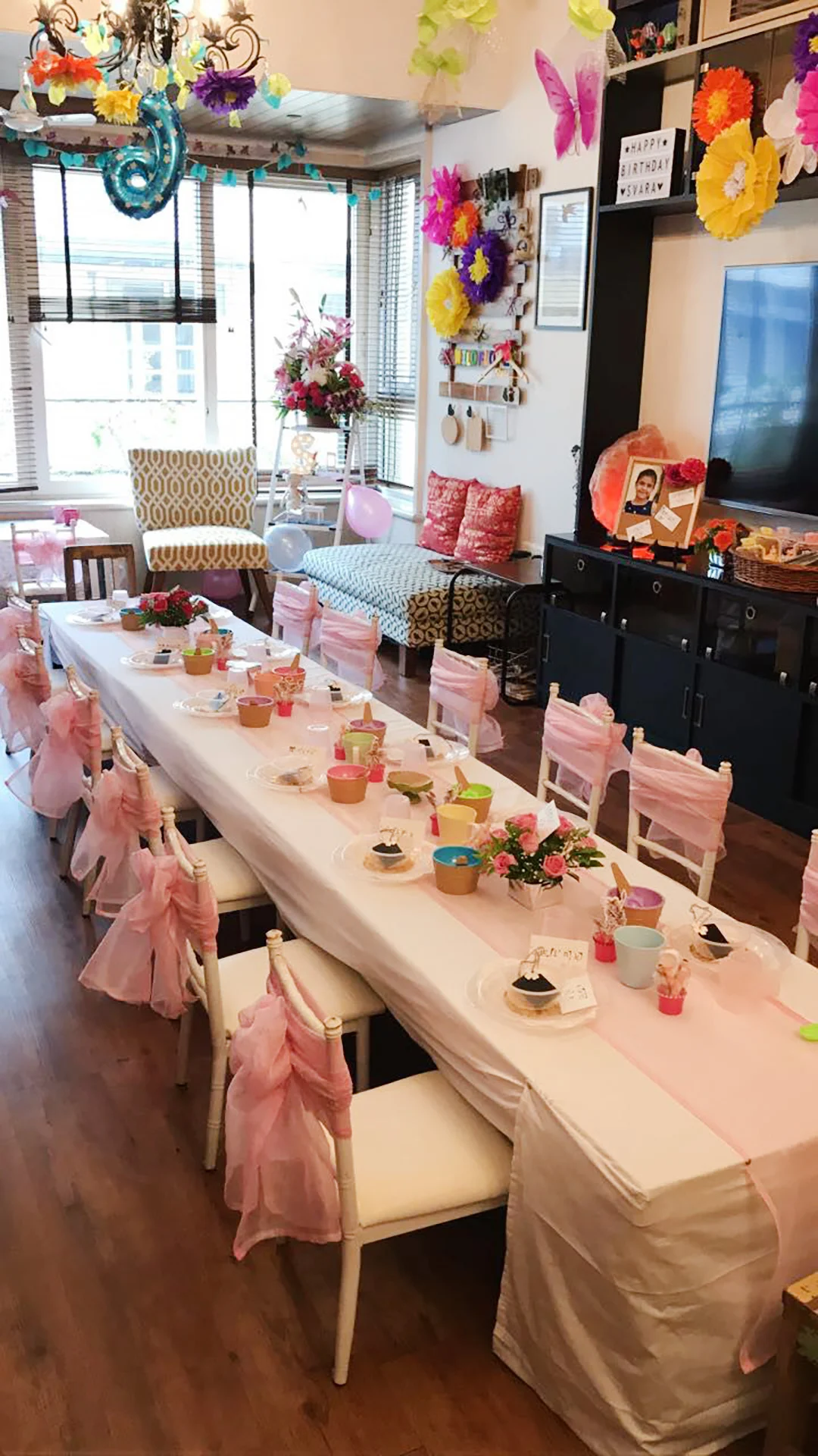 Kids Chiavari Chair - White Setup