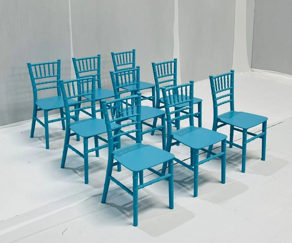 Kids Chiavari Chair - Blue Setup