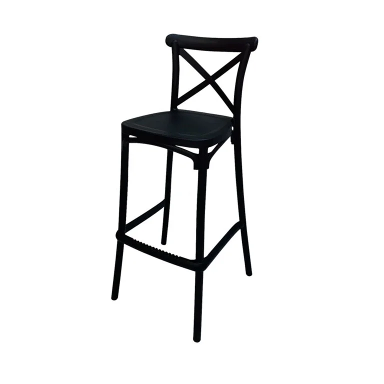 Black Bar Chair Setup