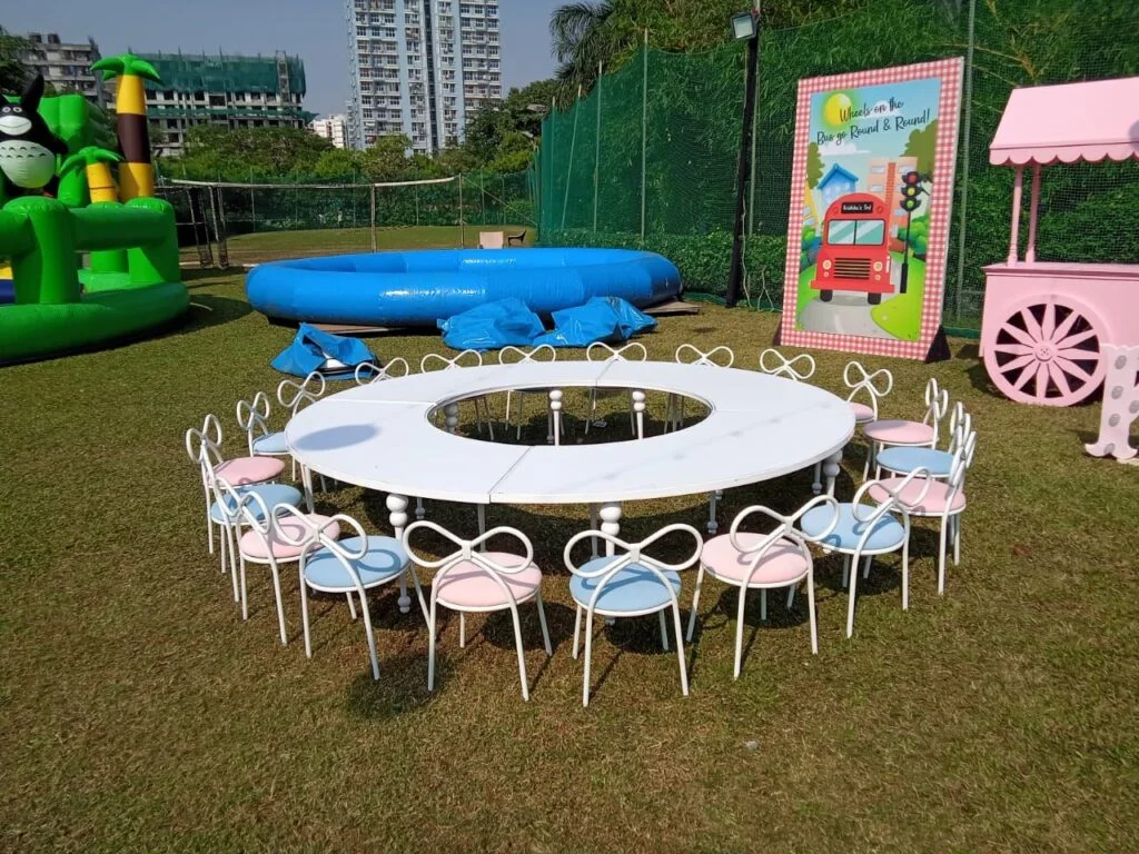 Kids curve table Setup