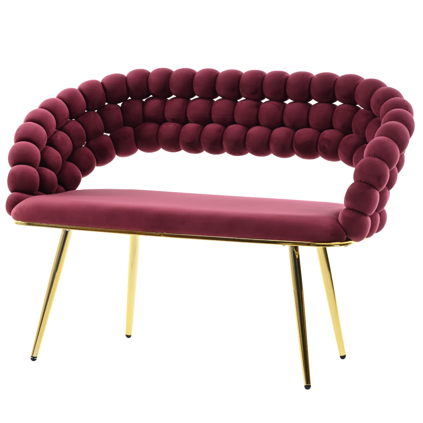 Bubble Sofa 3 Seater - Maroon