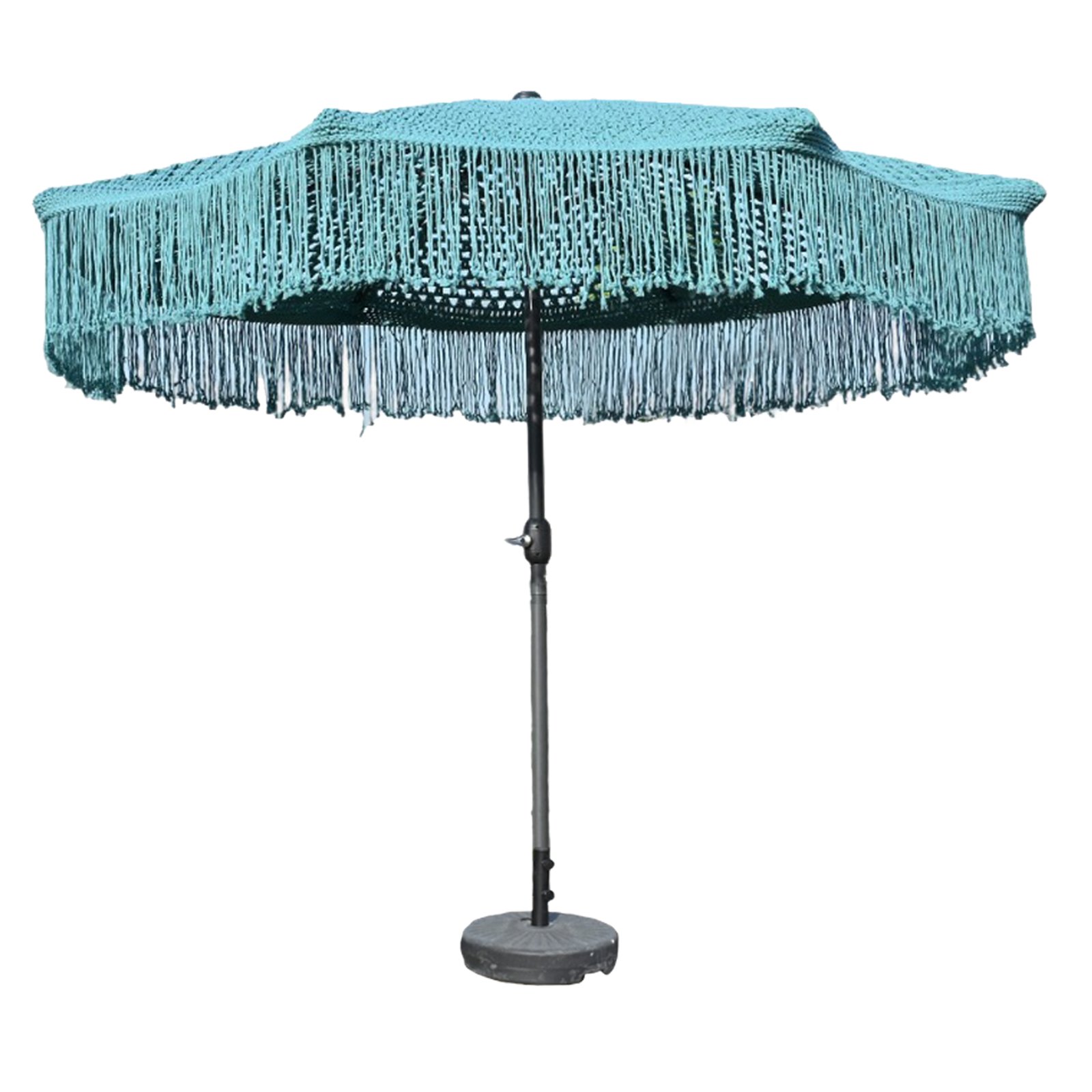 Macrame Umbrella - Blue