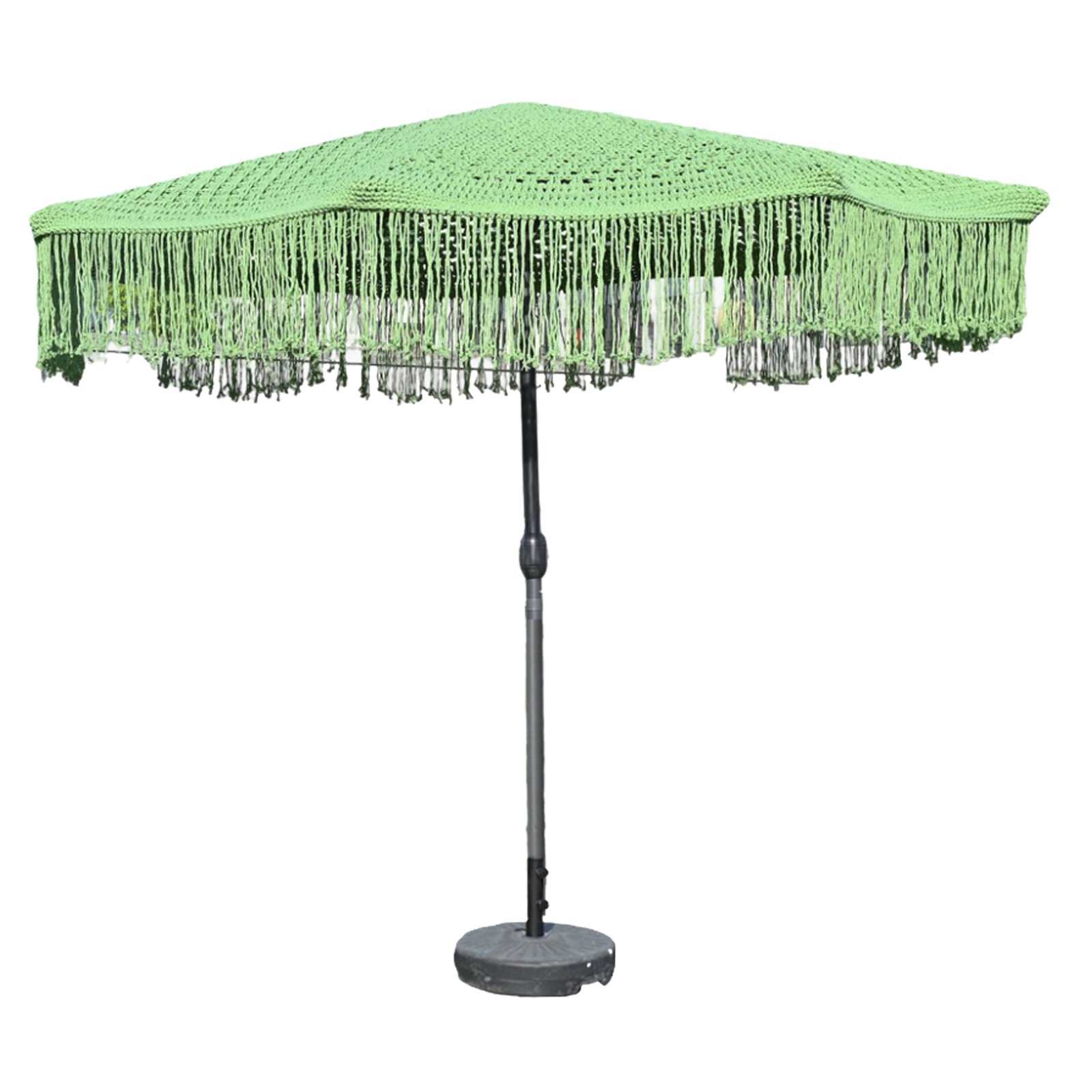 Macrame Umbrella - Green