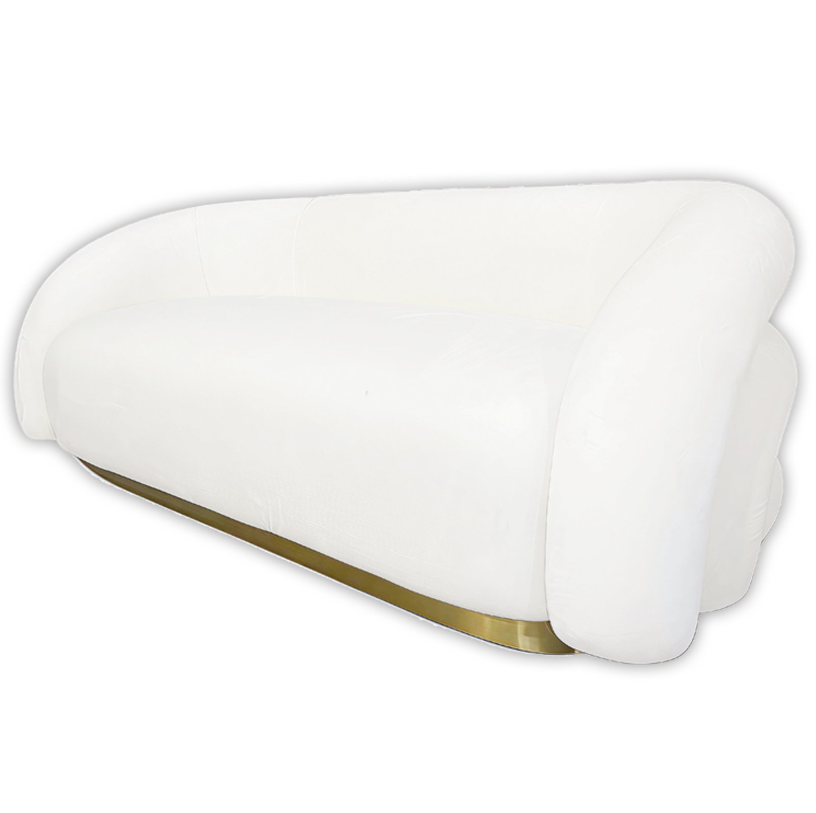 White Plum Sofa - Three Seater