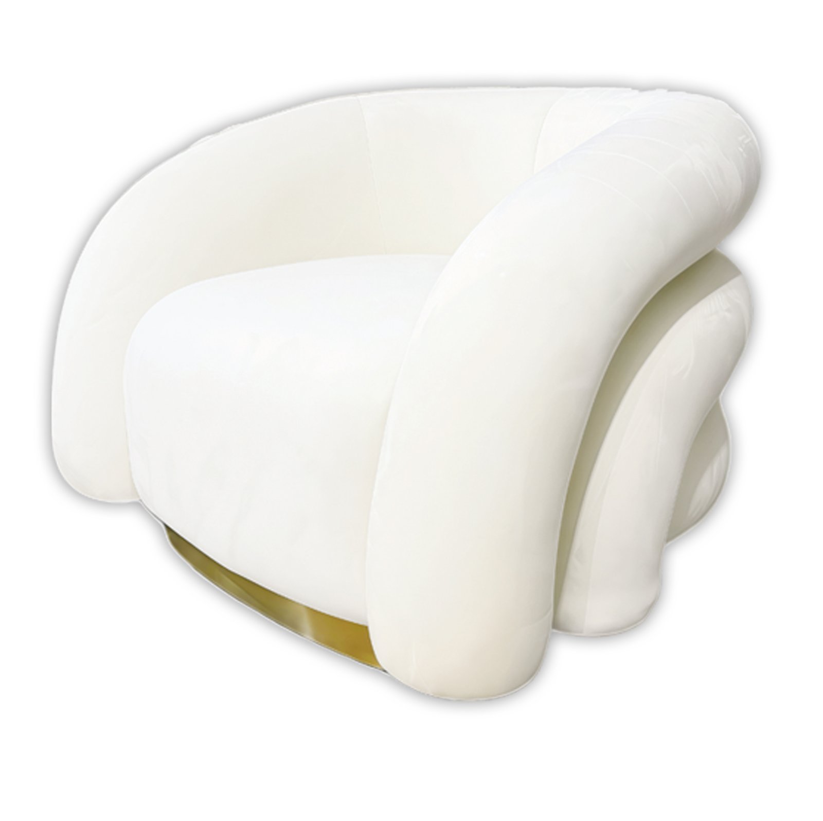 White Plum Sofa - Single Seater