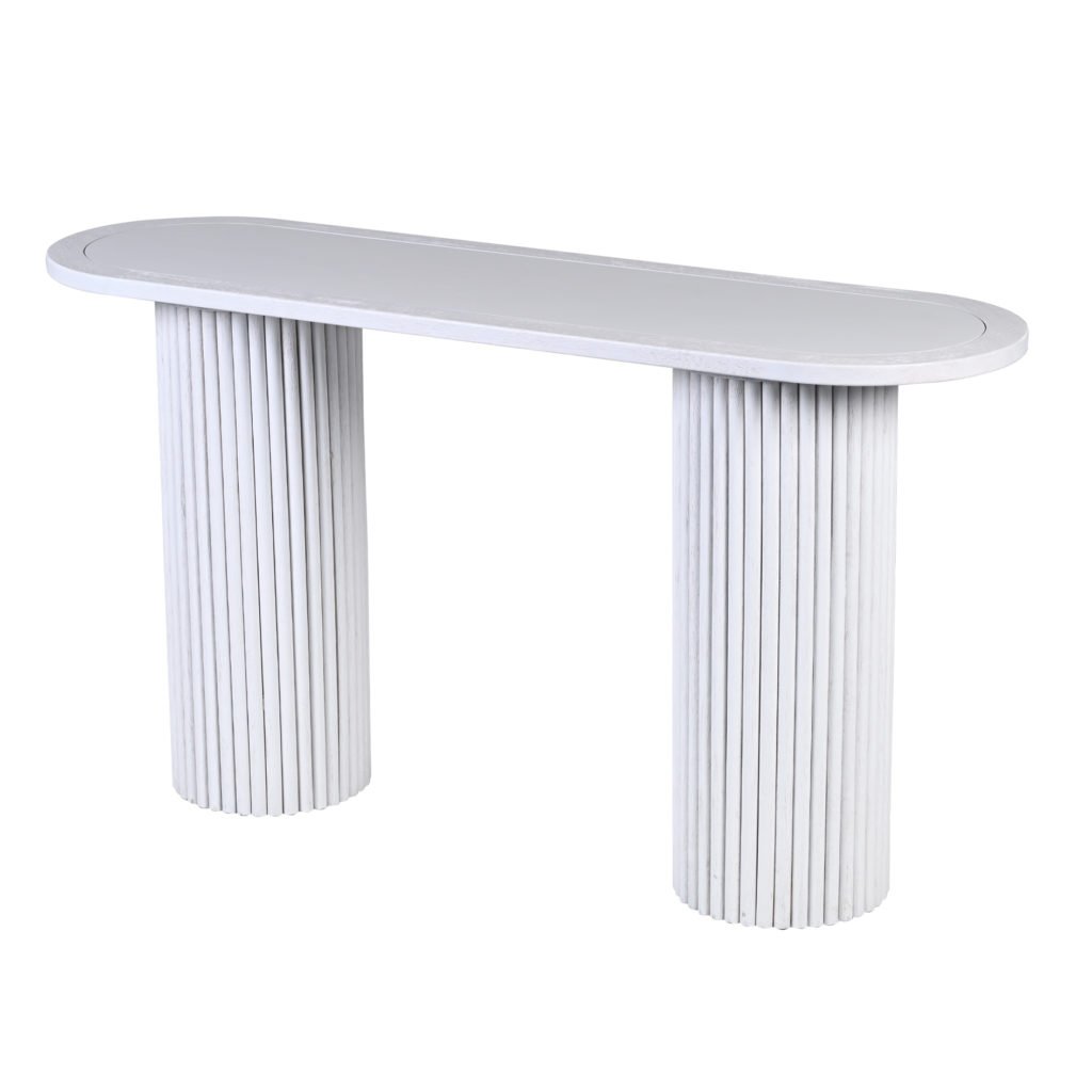 White Console Table