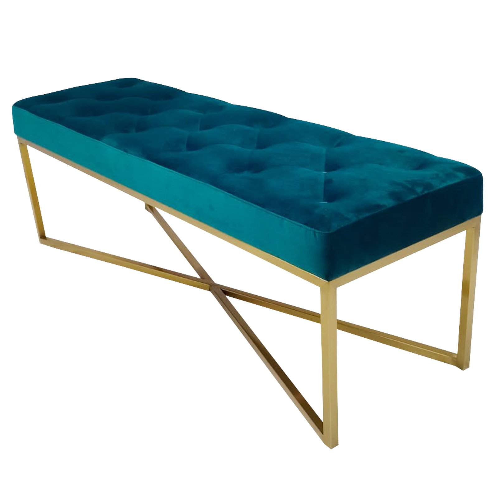 Criss Cross Bench - Green