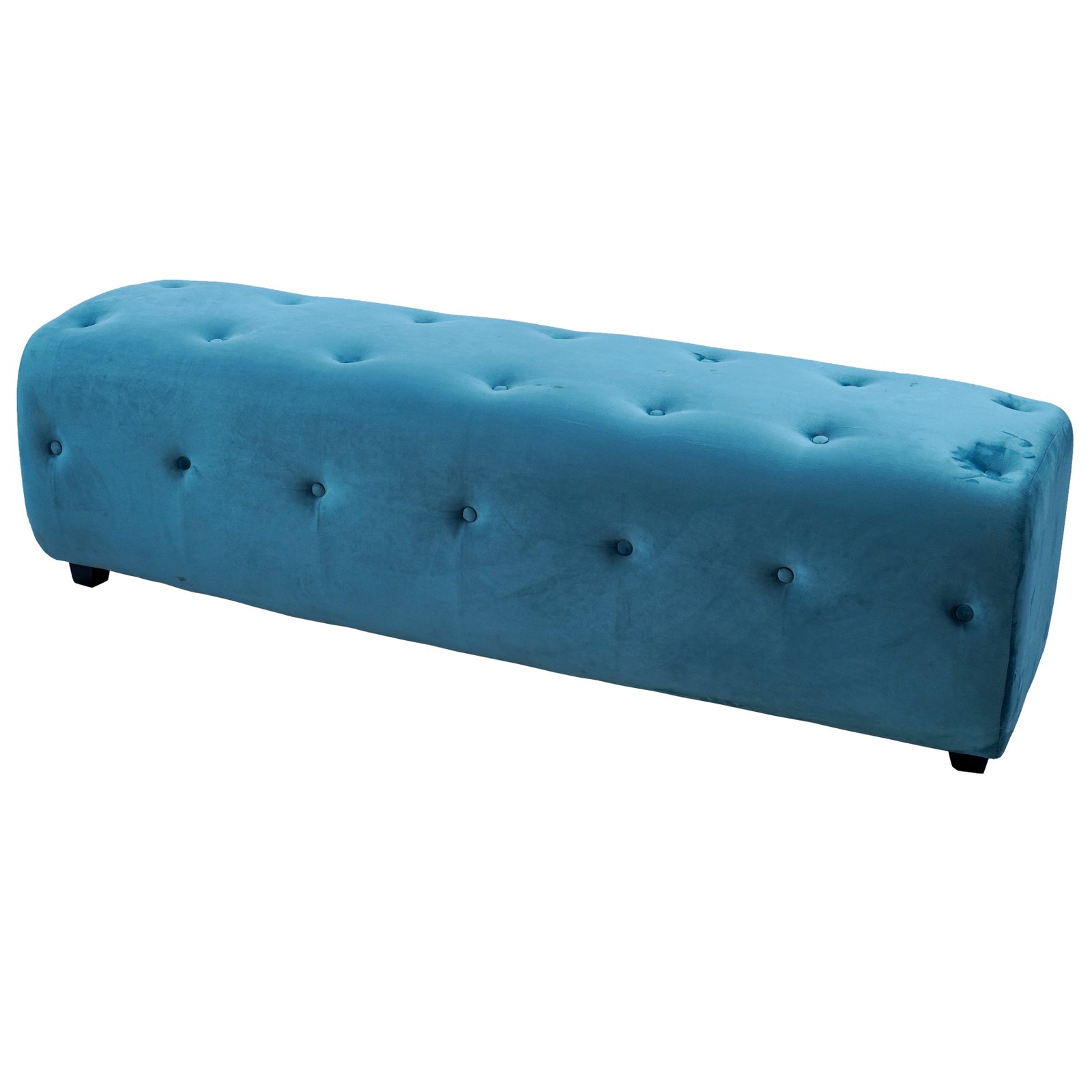 Blue Long Pouffes