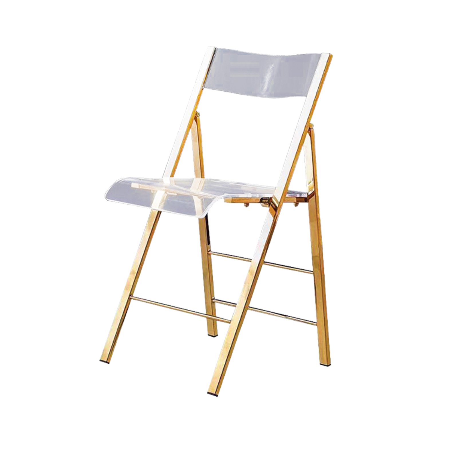 Gold Acrylic Folding Chair