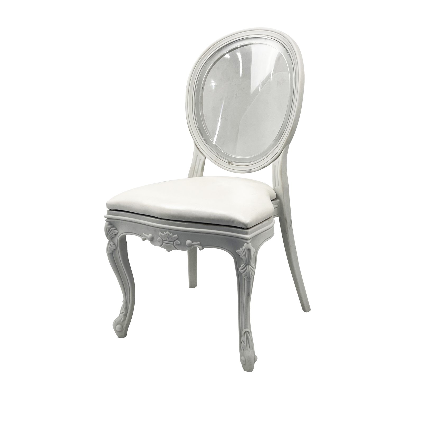 Imperial Chair Glass - White