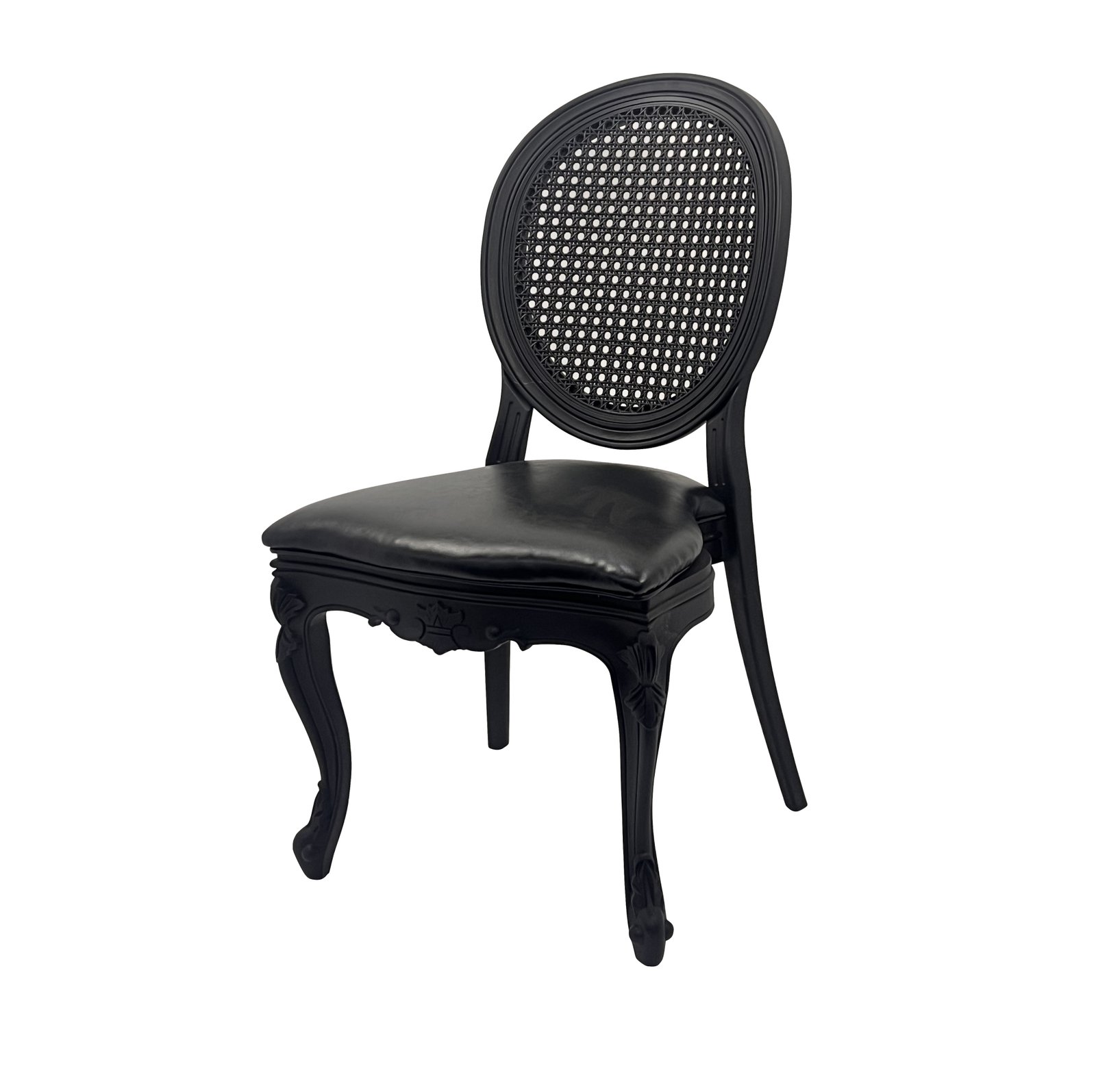 Imperial Chair Rattan - Black
