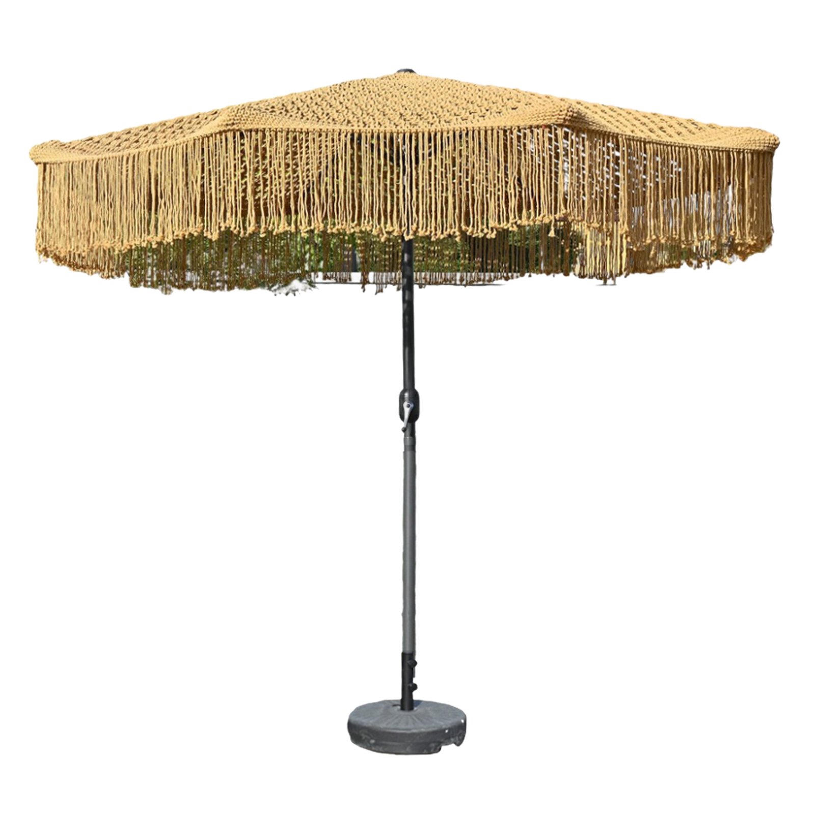 Macrame Umbrella - Beige