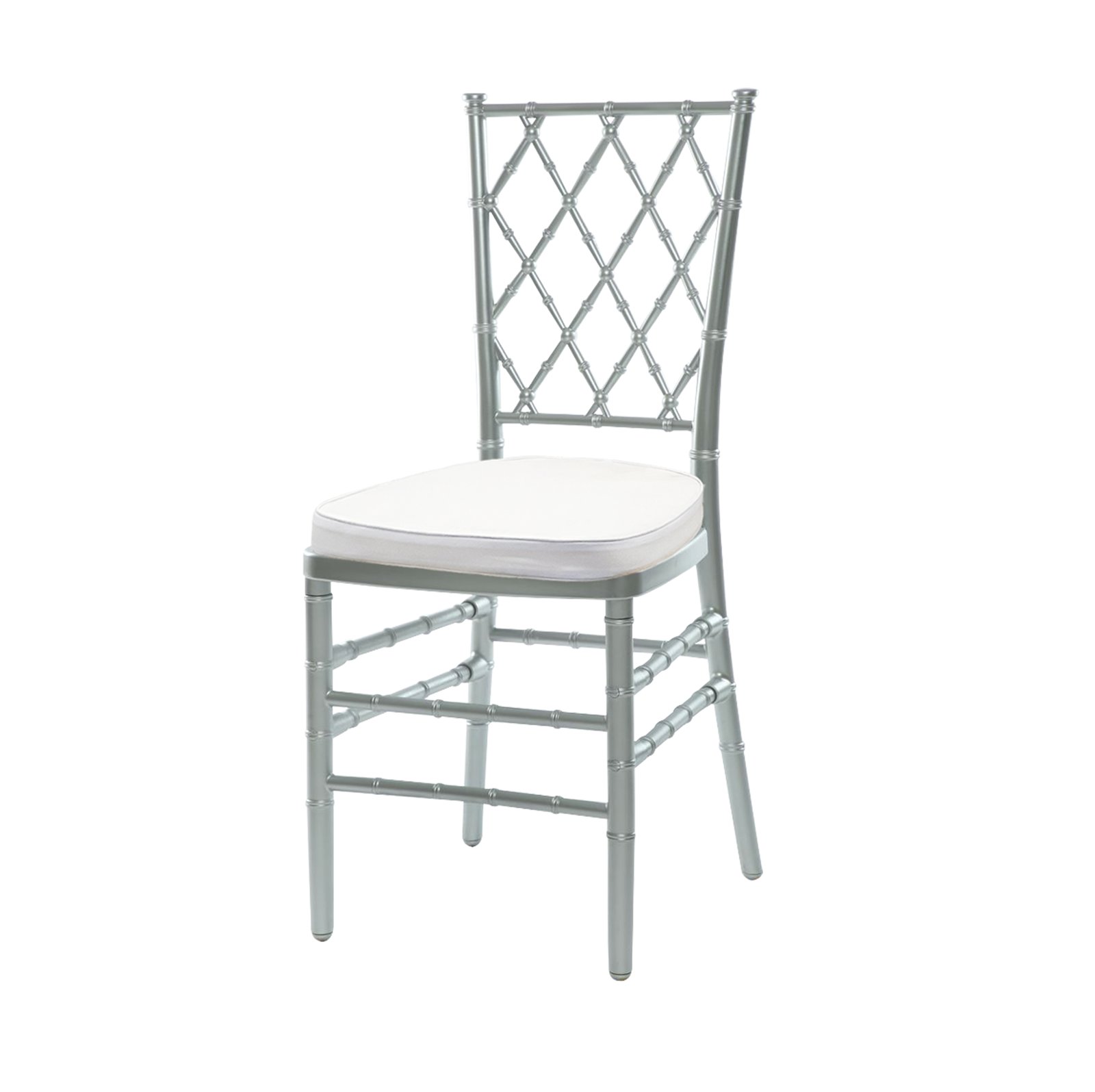 Meshback Chairs - Silver