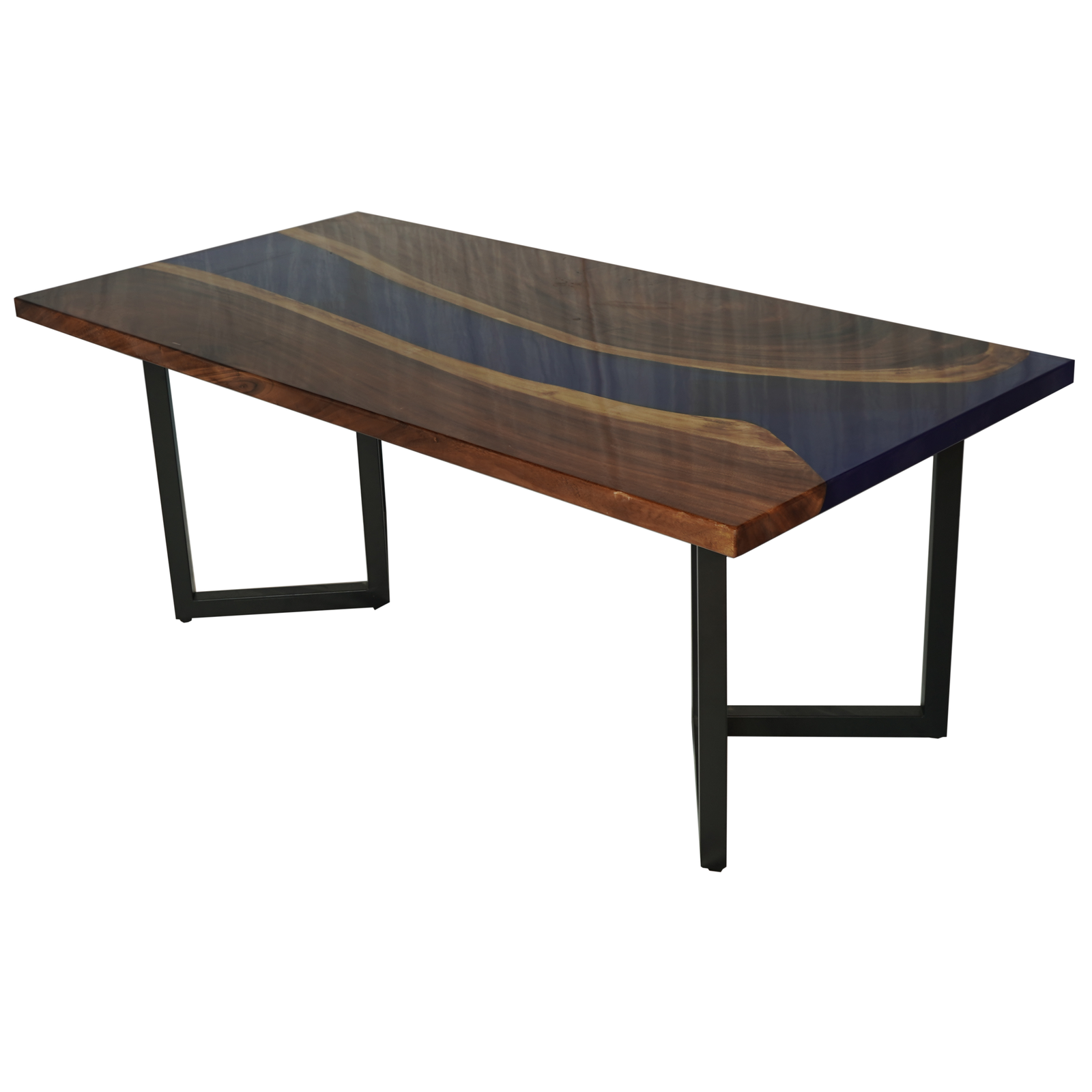 Resin table - Blue
