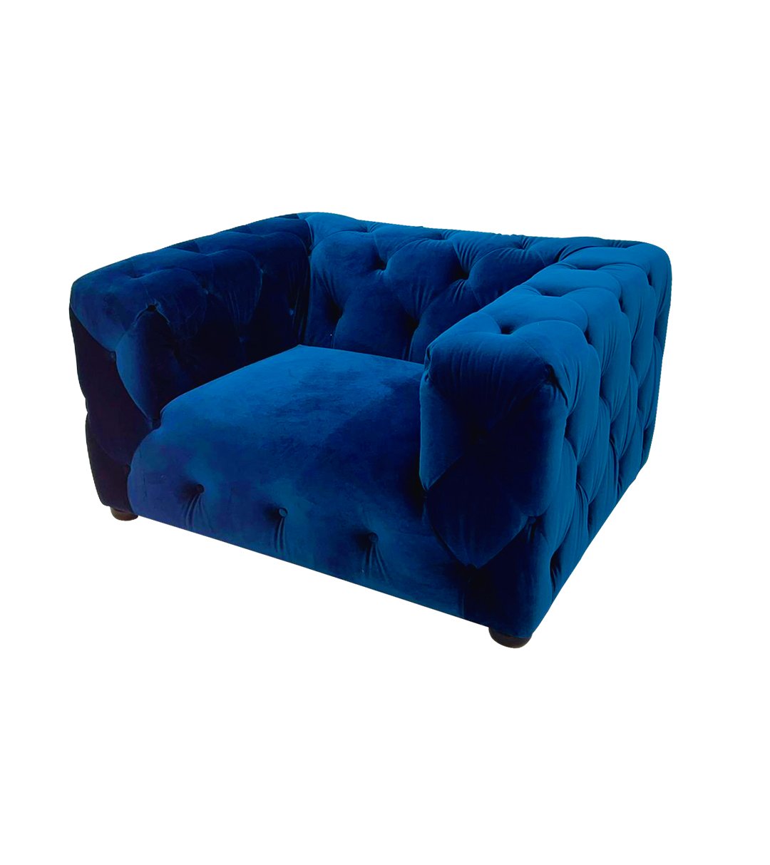 Royal Blue Sofa - Single Seater