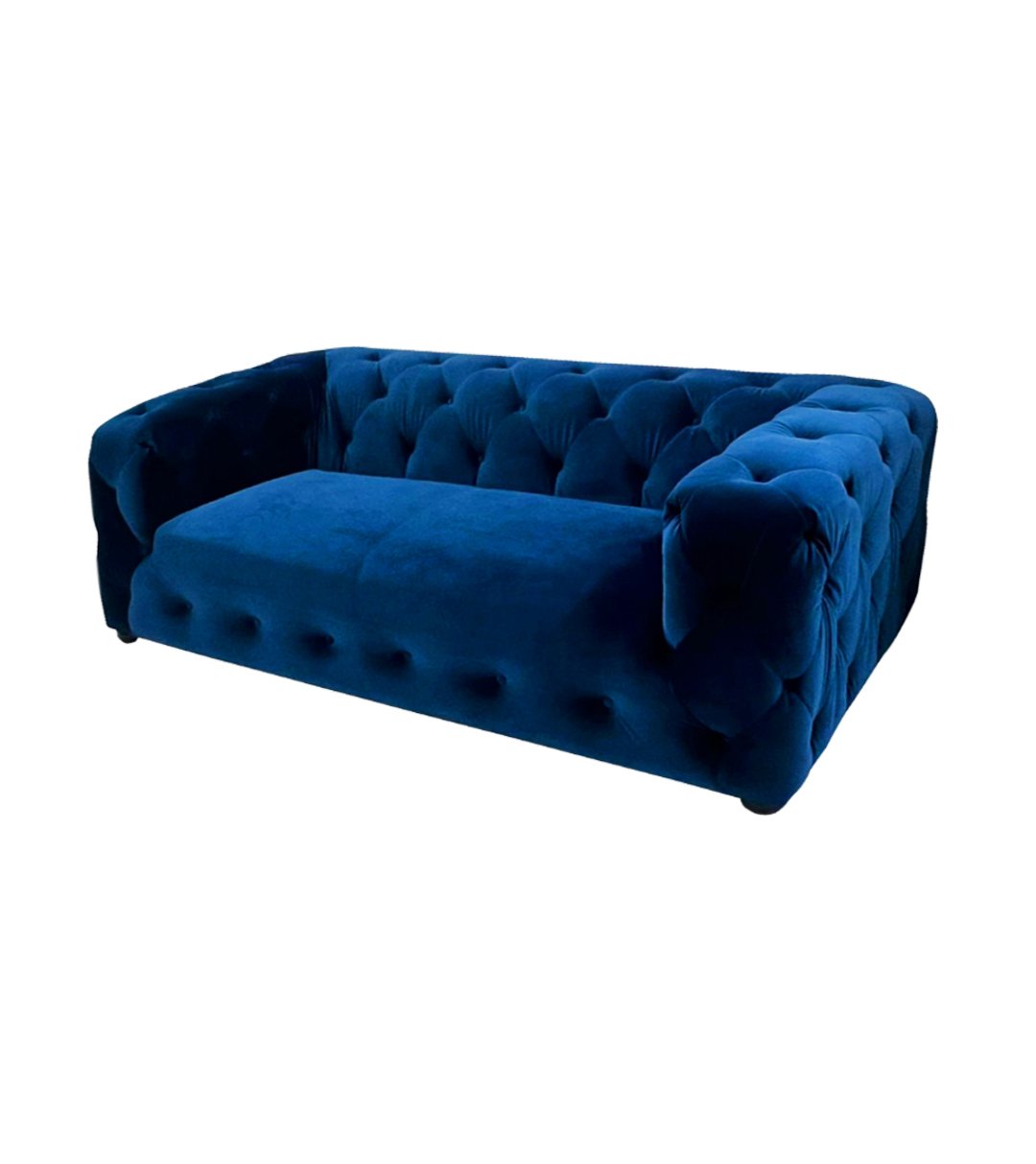 Royal Blue Sofa - Three Seater