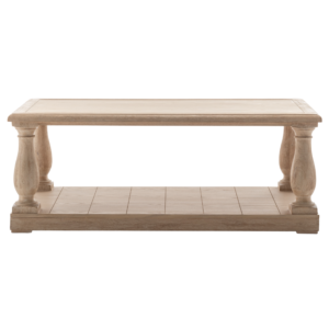 Wooden Pillar Coffee Table