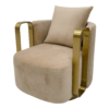 Revolving arm chair