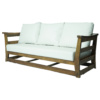 Darkwood Chocolate Sofa - Three Seater