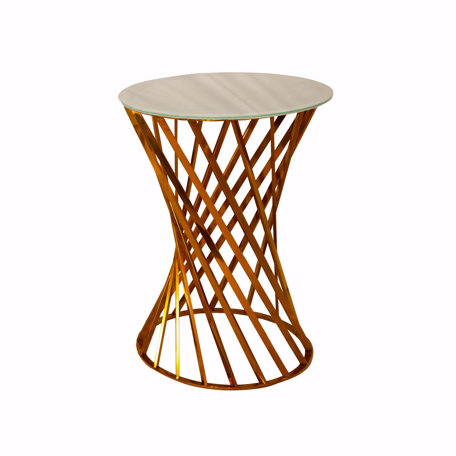 Gold Twisted Cocktail table