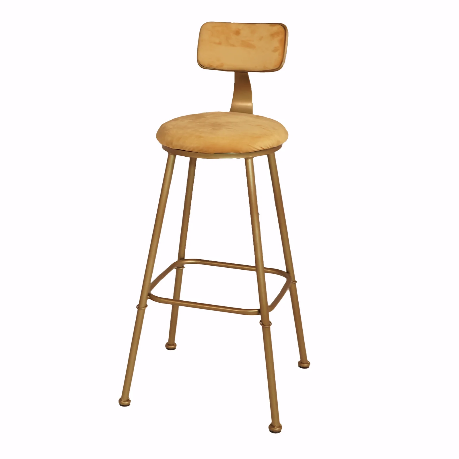Mid Century Bar Chair - Gold
