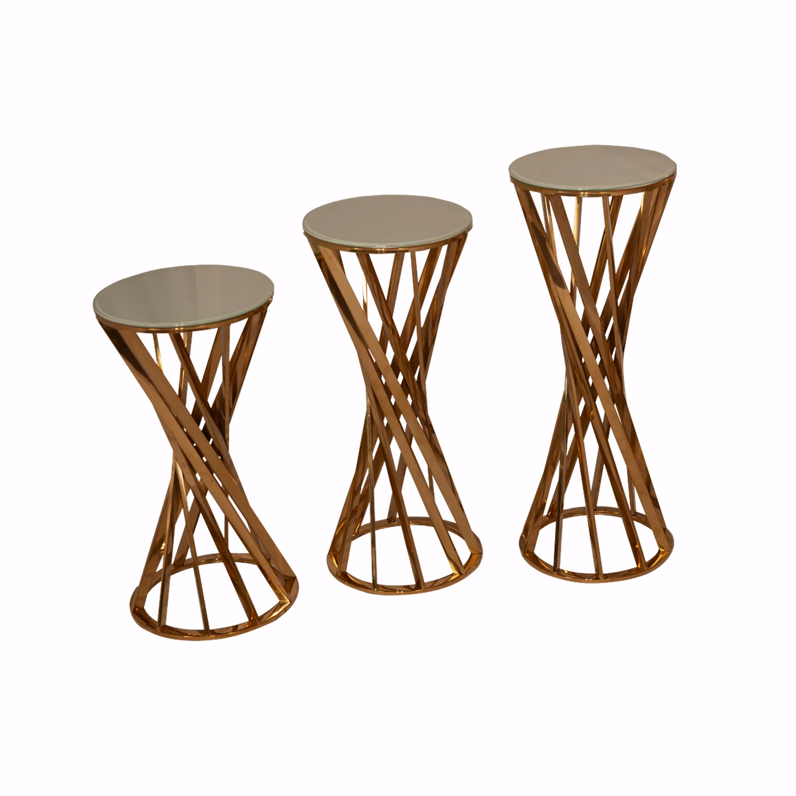 Twisted Prop Table (set of 3)