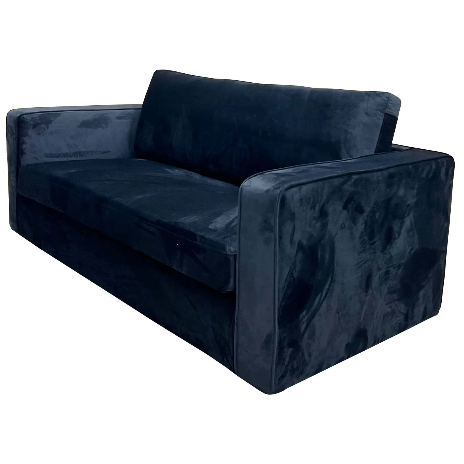 Black Tuxedo Sofa - Three Seater