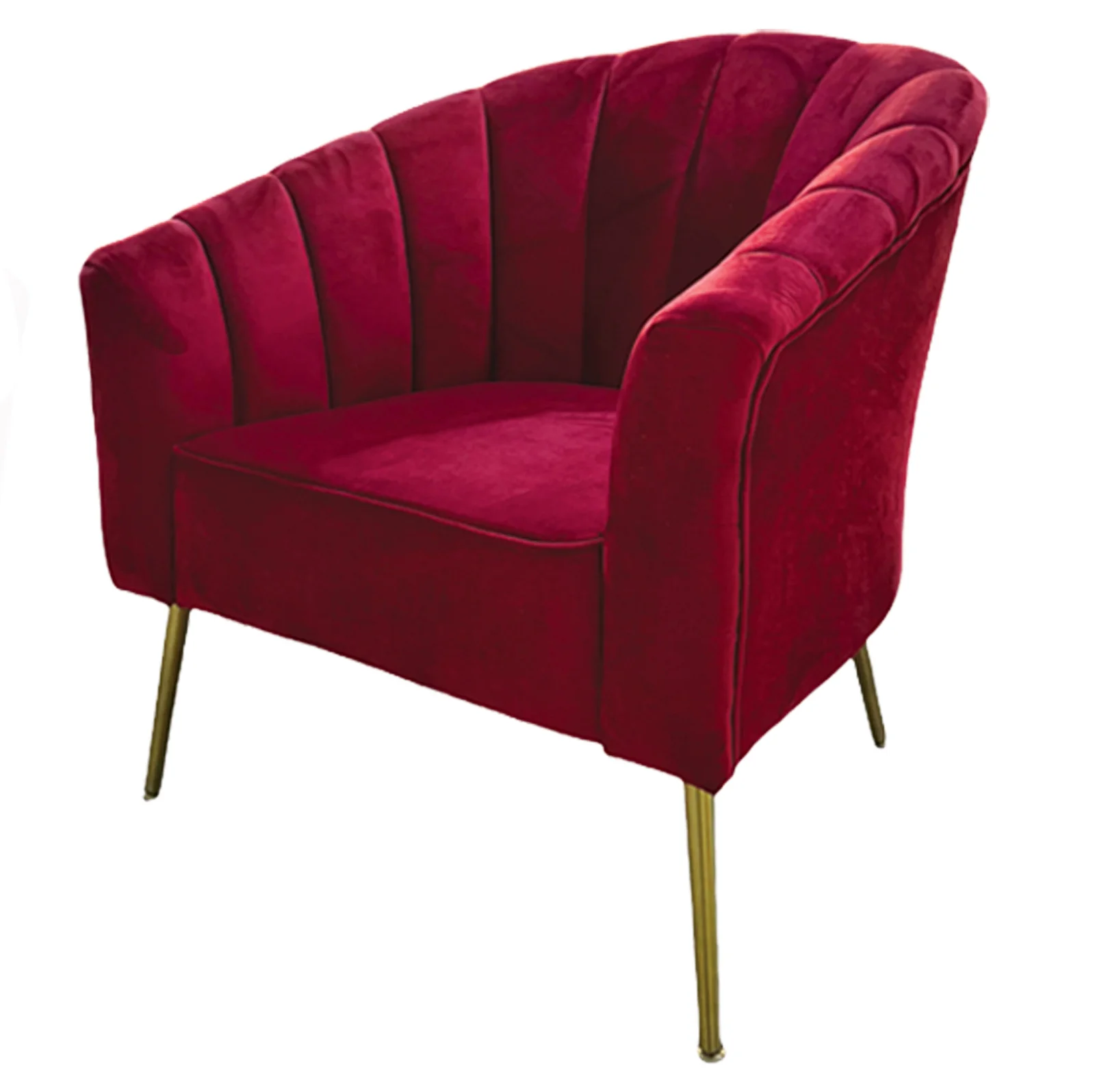 Royal Maroon Sofa - Single Seater