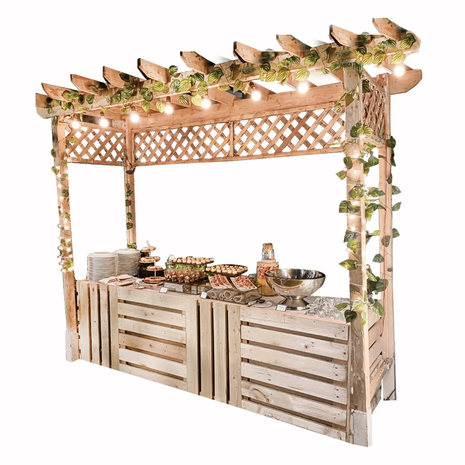Wooden Rafter Canopies