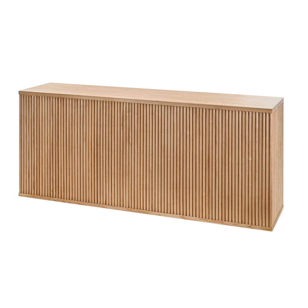 Rustic Wooden Bar Counter - Horizontal